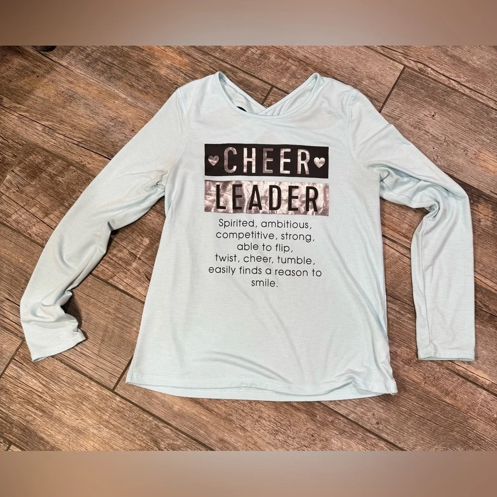 Cheer Leader Light Blue Girls Top​